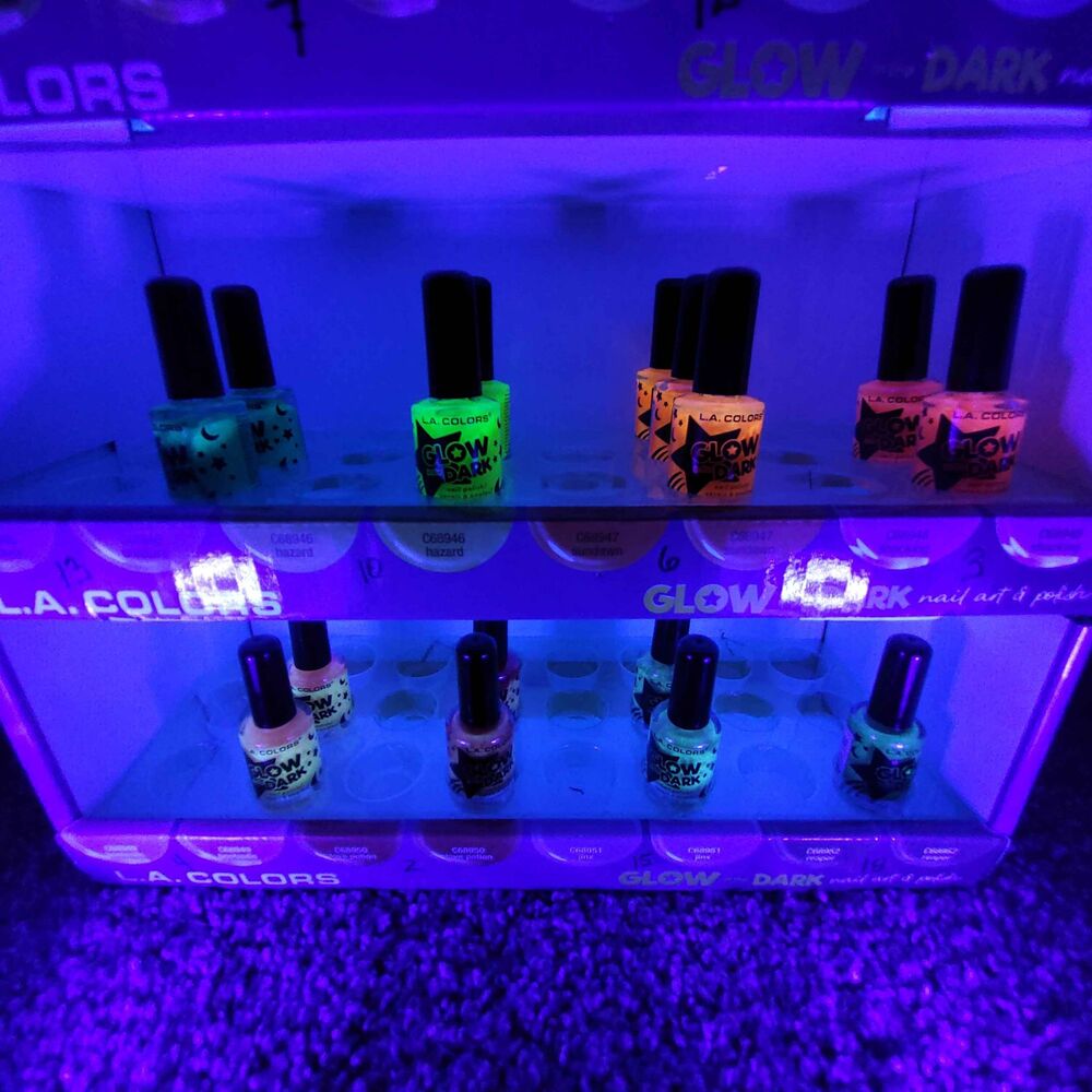 Glow In The Dark/ black light Halloween rave club y2k Nail Art kidcore - Picture 12 of 16